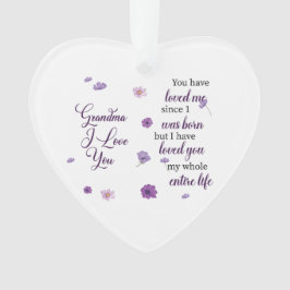 Oma I Liebe Sie Ornament