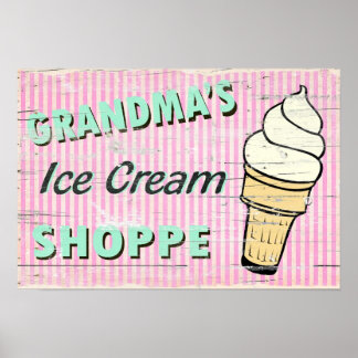 Oma-Icecream Poster