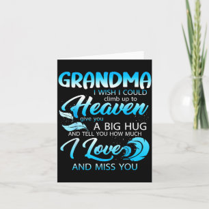 Oma ich liebe vermisse dich im Himmel gib eine gro Karte