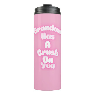 Oma ist in dich verknallt thermosbecher