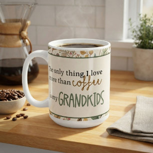 Oma Kaffeeliebhaberin Enkel Namen Creme Braun Kaffeetasse