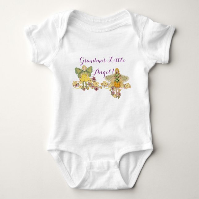 Oma-Kleiner Engel Baby Strampler (Vorderseite)
