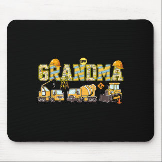 Oma Konstruktion Bagger Kinder Jungen Lustig Mousepad