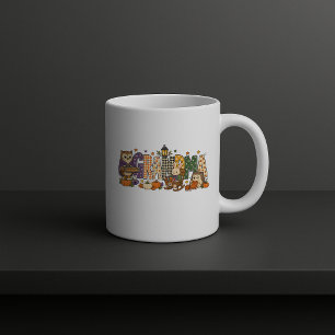 Oma Kuschel-Letterblock Kaffeetasse