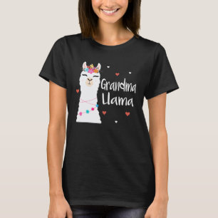 Oma Lama Süße Lamas Liebhaberin Für Frauen Nana T-Shirt