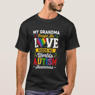 Oma lehrte mich, Liebe braucht keine Worte, lustig T-Shirt