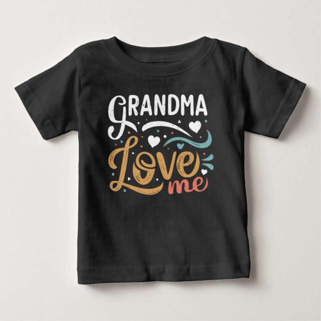 Oma Liebe Baby T-shirt (Vorderseite)