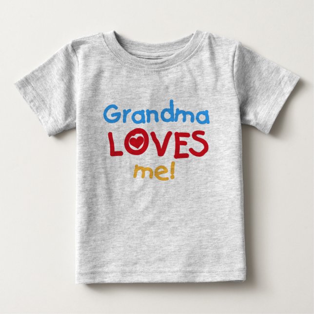 Oma Lieben Baby T-shirt (Vorderseite)
