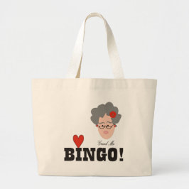 Oma Lieben Bingo Bag Jumbo Stoffbeutel
