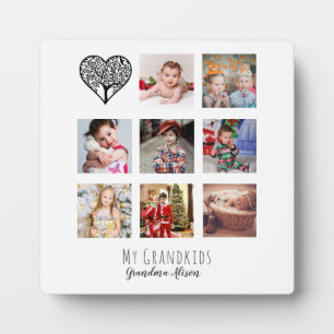 Oma Lieben ihr Familienbaum Foto Collage Geschenk Fotoplatte