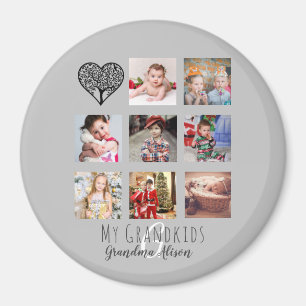 Oma Lieben ihr Familienbaum Foto Collage Geschenk Magnet