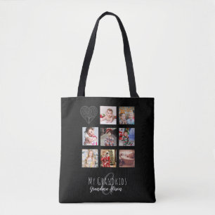 Oma Lieben ihr Familienbaum Foto Collage Geschenk Tasche