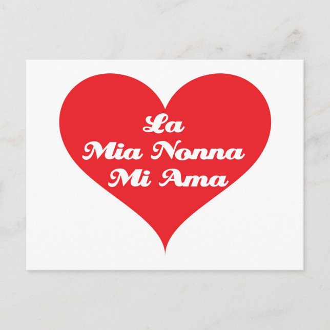 Oma Lieben Postkarte (Vorderseite)