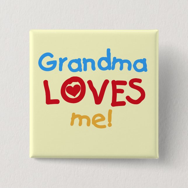 Oma Lieben T - Shirt und Geschenke Button (Vorderseite)
