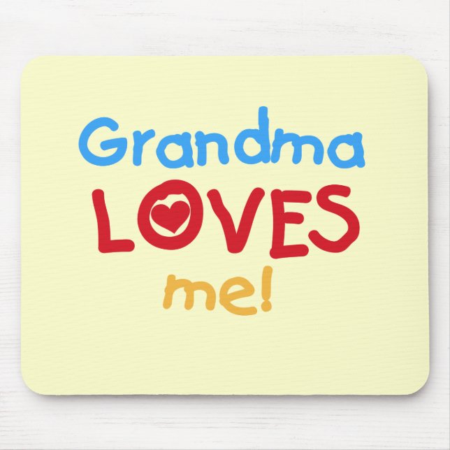 Oma Lieben T - Shirt und Geschenke Mousepad (Vorne)