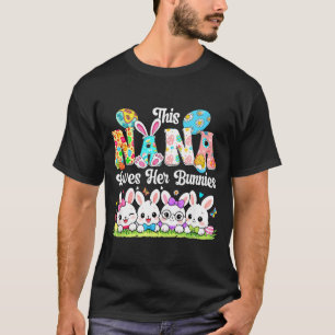 Oma liebt Osterhasen Gruppe Hasen Fliege T-Shirt
