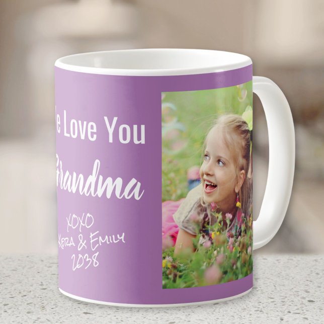 Oma Lila Foto Kaffeetasse (Von Creator hochgeladen)