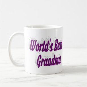 Oma lila Halbtypografie Kaffeetasse