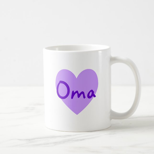 Oma Lila Kaffeetasse (Rechts)