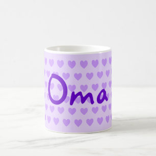Oma Lila Kaffeetasse