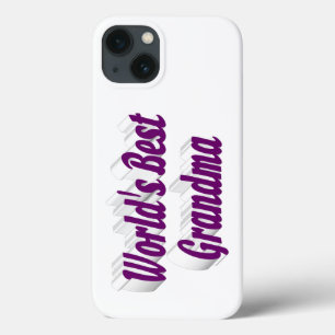 Oma lila Typografie Case-Mate iPhone Hülle