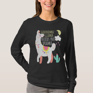 Oma Llama braucht einen Niedlichen Dramaturgie-Lla T-Shirt