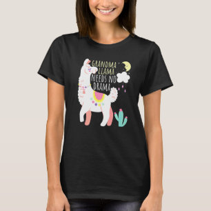 Oma Llama braucht einen Niedlichen Dramaturgie-Lla T-Shirt