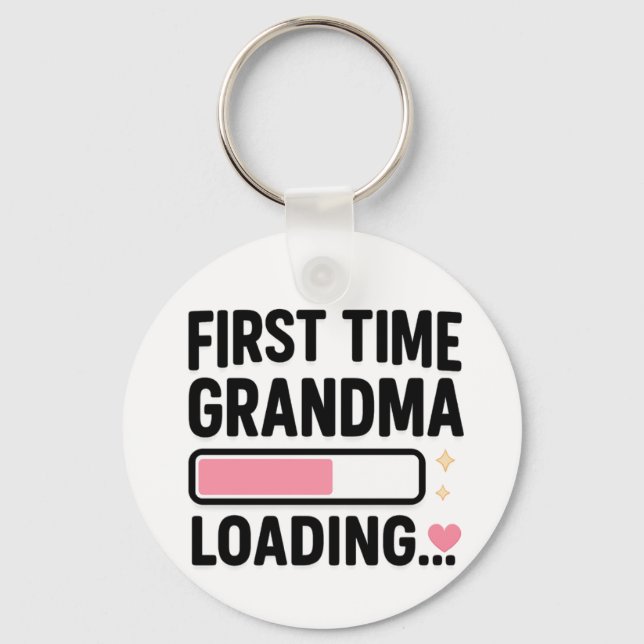 Oma Loading zum ersten Mal Schlüsselanhänger (Vorderseite)