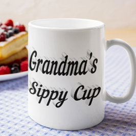 Oma lustige Kaffee Zitat schwarzer Halbtext Kaffeetasse