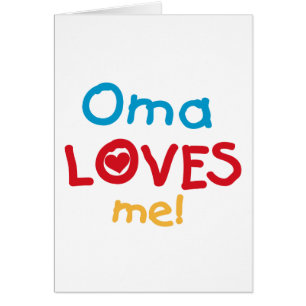 Oma m'aime T-shirts et cadeaux