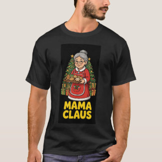 Oma Mama Claus Weihnachts-T-Shirt T-Shirt