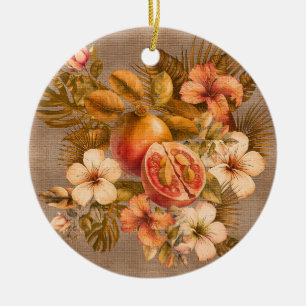 Oma Manuelas Guavas (Kretone) Keramik Ornament