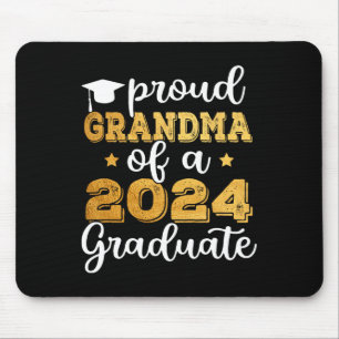 Oma mit einer Cl von 2024 Graduate von 2024 Abschl Mousepad