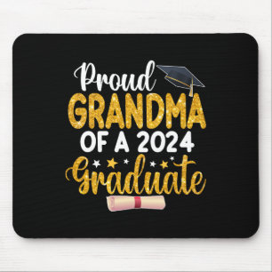Oma mit einer Cl von 2024 Graduate von 2024 Abschl Mousepad