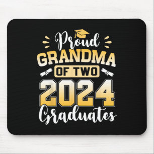 Oma mit zwei 2024 Absolventen Senior CL of 2024 Mousepad
