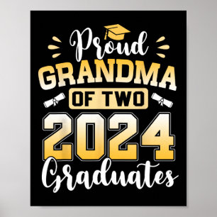 Oma mit zwei 2024 Absolventen Senior CL of 2024 Poster
