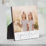 Oma Modern Heft Script Foto Liebe Plaque Fotoplatte<br><div class="desc">Liebe Sie GRANDMA: Großes individuelles Foto Geschenk für Großeltern,  Valentinstag,  Muttertag oder Feiertage: Diese moderne Foto-Plakette ist leicht mit Ihrem bevorzugten Foto zu gestalten. Der unten stehende Text kann personalisiert sein,  den Namen des Kindes oder Familienmitglieds zu lesen und den Text über der Oma anzupassen.</div>