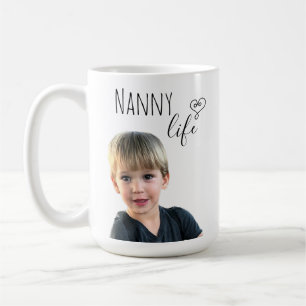Oma Nanny Leben Personalisiertes Foto Kaffeetasse