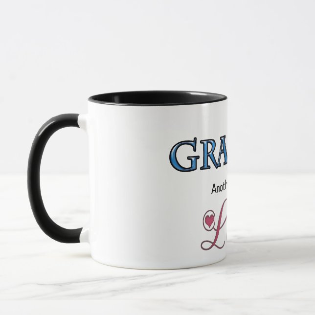 Oma noch ein Wort für Liebe Kaffee Tasse (Links)