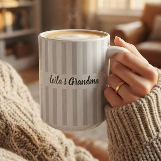 Oma oder Opa | Moderne Schrift Mama Tante Benutzer Kaffeetasse