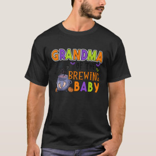 Oma of Brewing Baby Halloween Thema Kinderschau T-Shirt