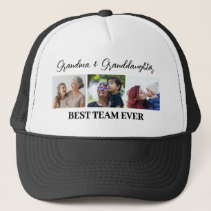 Oma OmaTochter Best Team je Custom Fotos Truckerkappe
