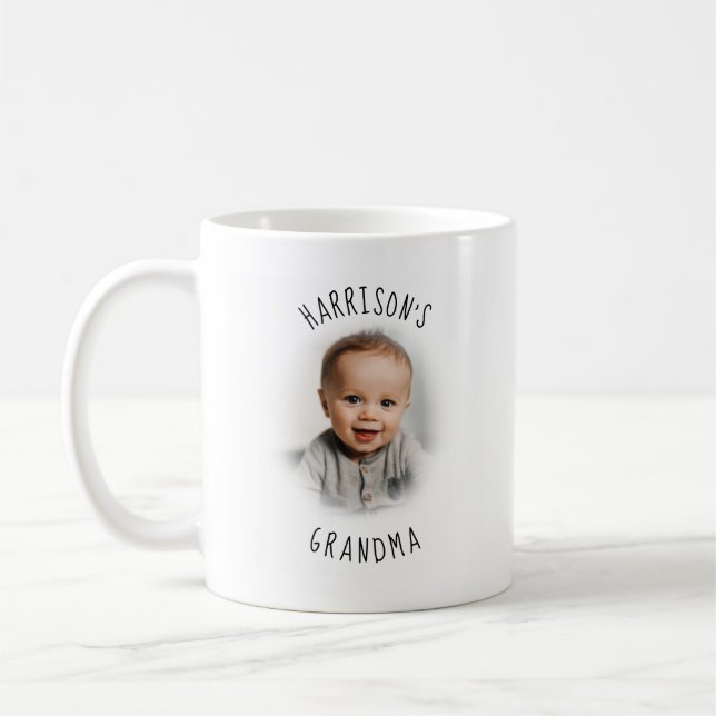 Oma/Opa Foto Tasse Personalisiertes Geschenk (Links)