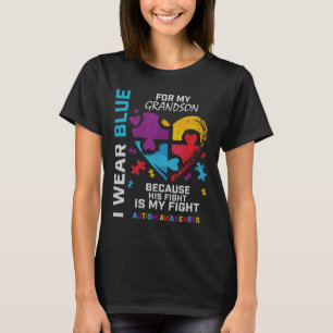 Oma Opa ich trage Blau für meinen Großvater T-Shirt