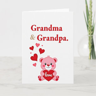 Oma Opa Liebeskarte Karte