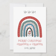 Oma Opa Weihnachtskarte