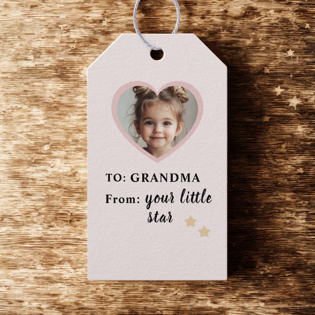 "Oma - Personalisiertes Foto "Little Star Geschenkanhänger (Von Creator hochgeladen)