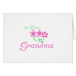 Oma-Pink-Blume zum ersten Mal