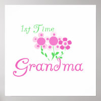 Oma Pink Blume zum ersten Mal Geschenke
