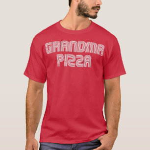 Oma Pizza Vintag Retro 70er 80er Funny T-Shirt